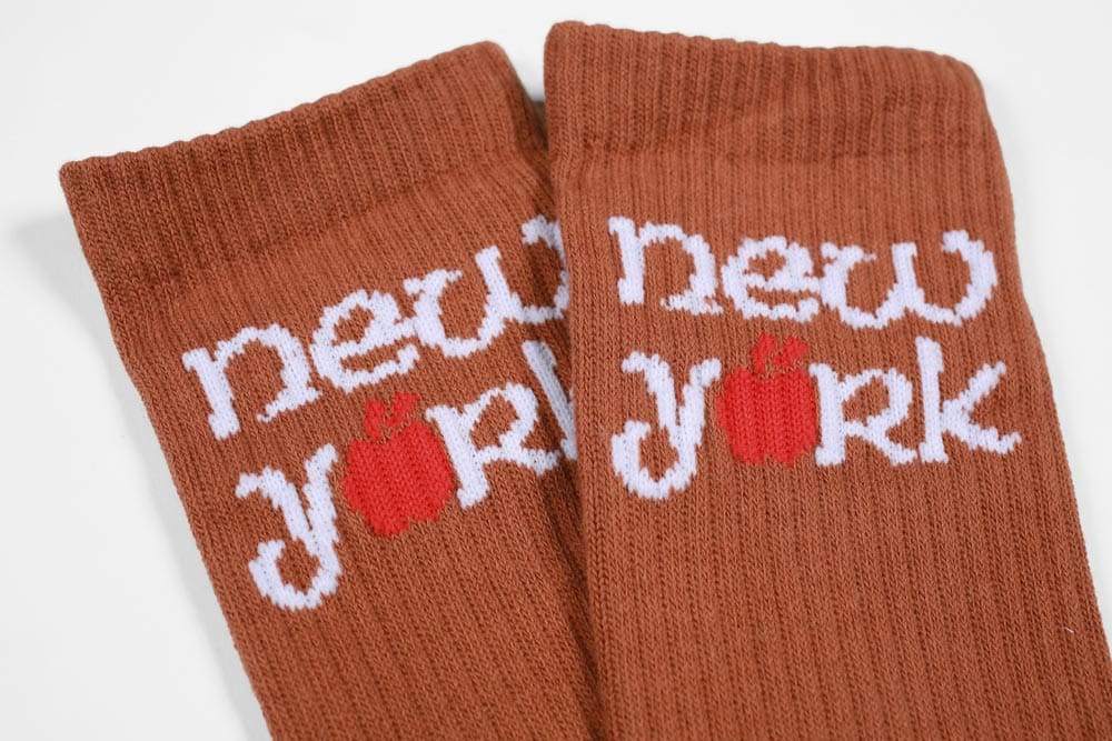 THEORIES OF ATLANTIS SOCKS Theories Big Apple Socks - Cinnamon