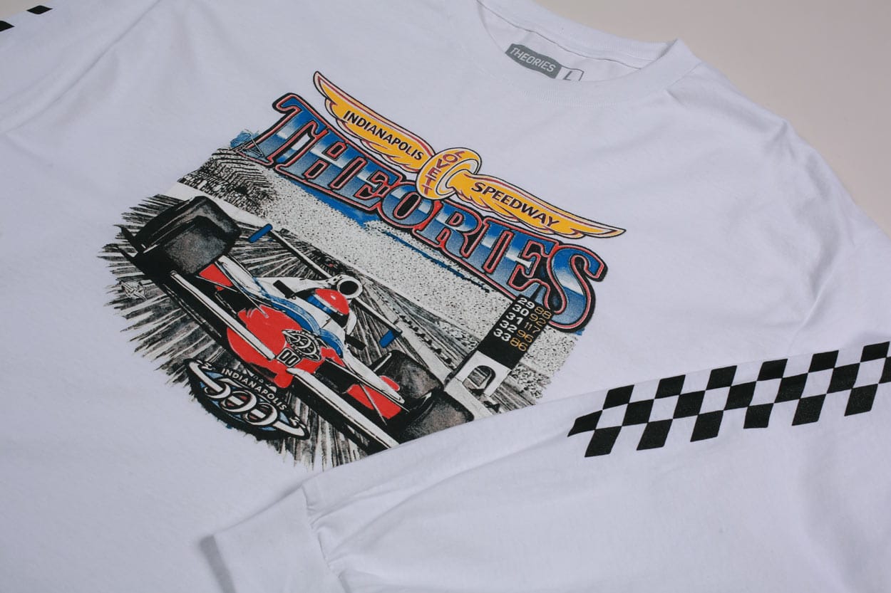 THEORIES OF ATLANTIS LONGSLEEVE TEE Theories Speedway L/S Tee - White