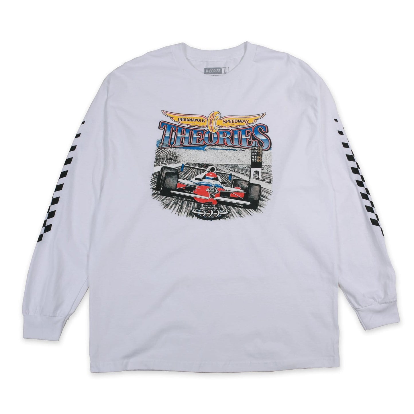 THEORIES OF ATLANTIS LONGSLEEVE TEE Theories Speedway L/S Tee - White