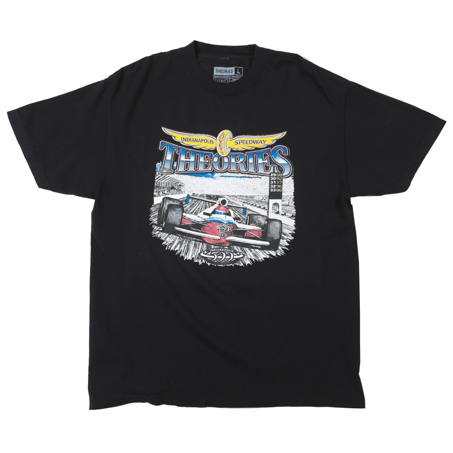 THEORIES OF ATLANTIS T-SHIRT Theories Speedway Tee - Garment Dyed Black