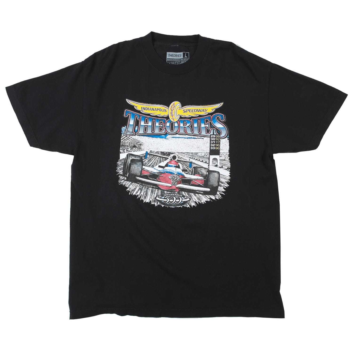 THEORIES OF ATLANTIS T-SHIRT Theories Speedway Tee - Garment Dyed Black