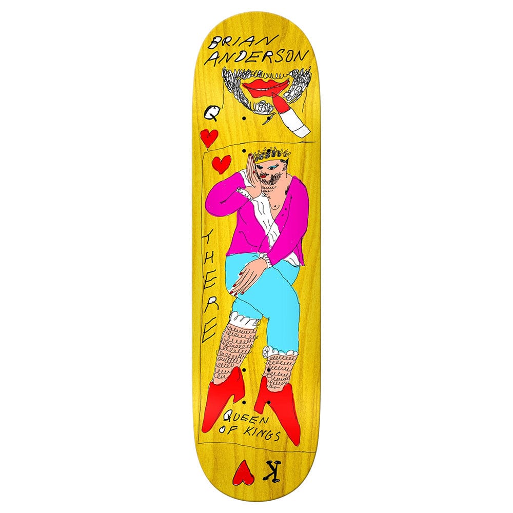 THERE SKATEBOARDS DECK 8.5 There Brian Anderson King Of Queens Deck - 8.5