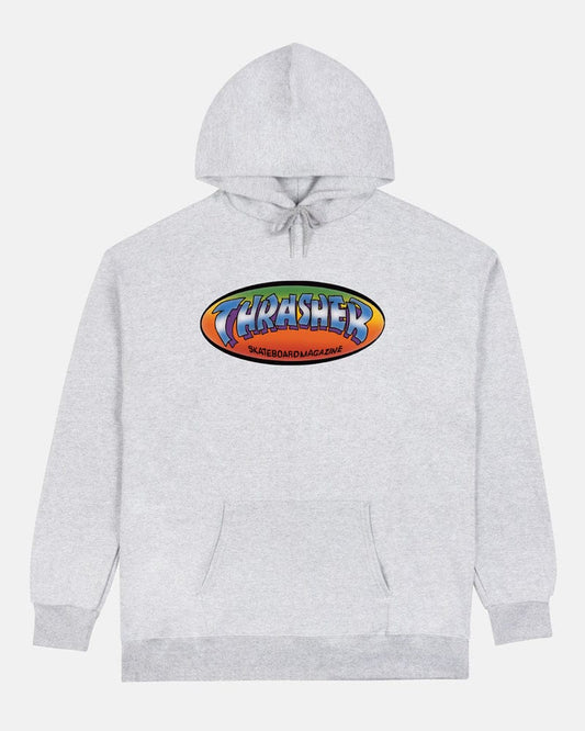 THRASHER HOODIE Thrasher Magazine Ninety-Five By Spanky Hoodie - Grey