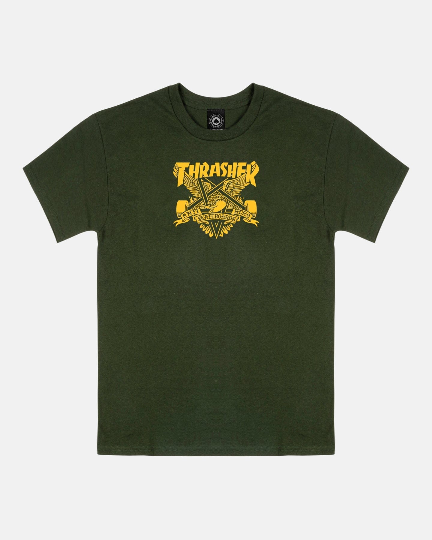 THRASHER T-SHIRT Thrasher x Anti-Hero Eaglegram Tee - Forest Green