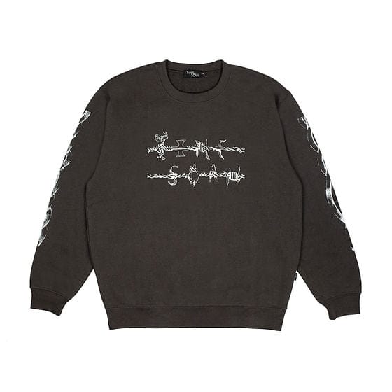 Time Scan CREWNECK Time Scan Barbwire Crewneck - Pepper