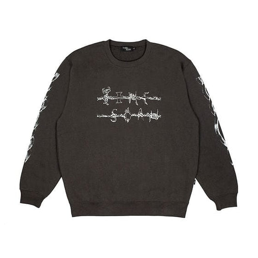 Time Scan CREWNECK Time Scan Barbwire Crewneck - Pepper