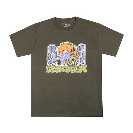 Time Scan T-SHIRT Time Scan Paradise Tee - Green