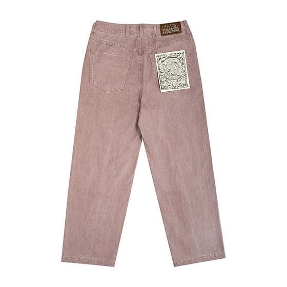 Time Scan PANTS Time Scan Relaxed Denim - Violet