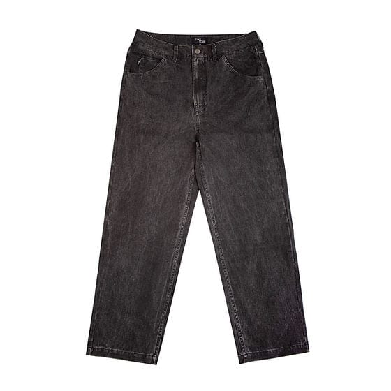 Time Scan PANTS Time Scan Relaxed Denim - Washed Black