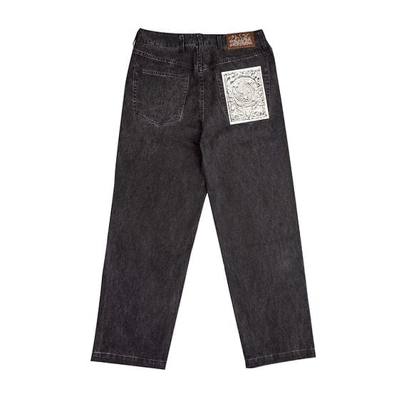 Time Scan PANTS Time Scan Relaxed Denim - Washed Black