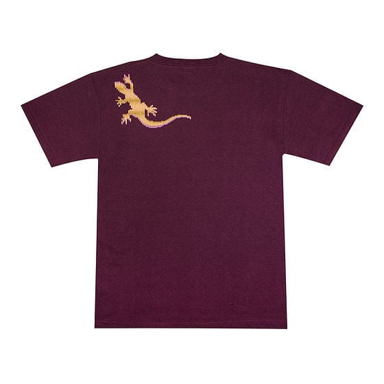 Time Scan T-SHIRT Time Scan Tribal Tee - Burgundy