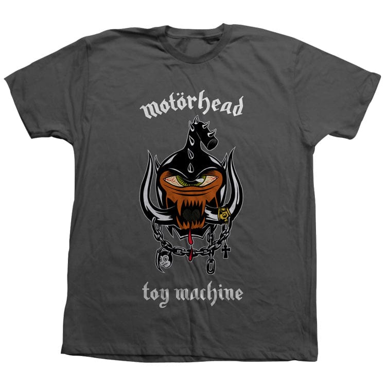 TOY MACHINE T-SHIRT Toy Machine Motorhead Tee - Charcoal