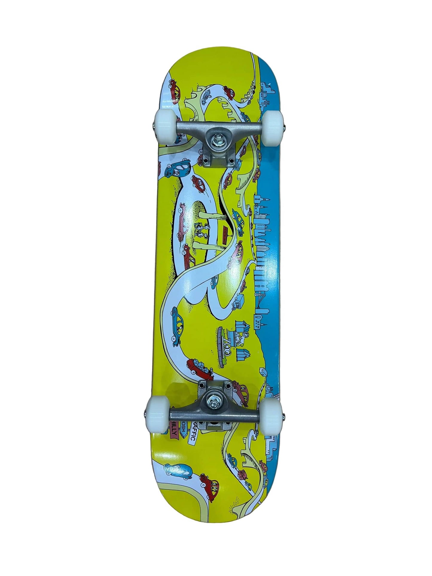 Traffic Skateboards COMPLETE SKATEBOARD 8.0 Traffic Places Youll Go Complete Skateboard - 8.0