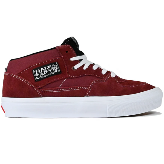 Vans Skate Half Cab - Burgundy White