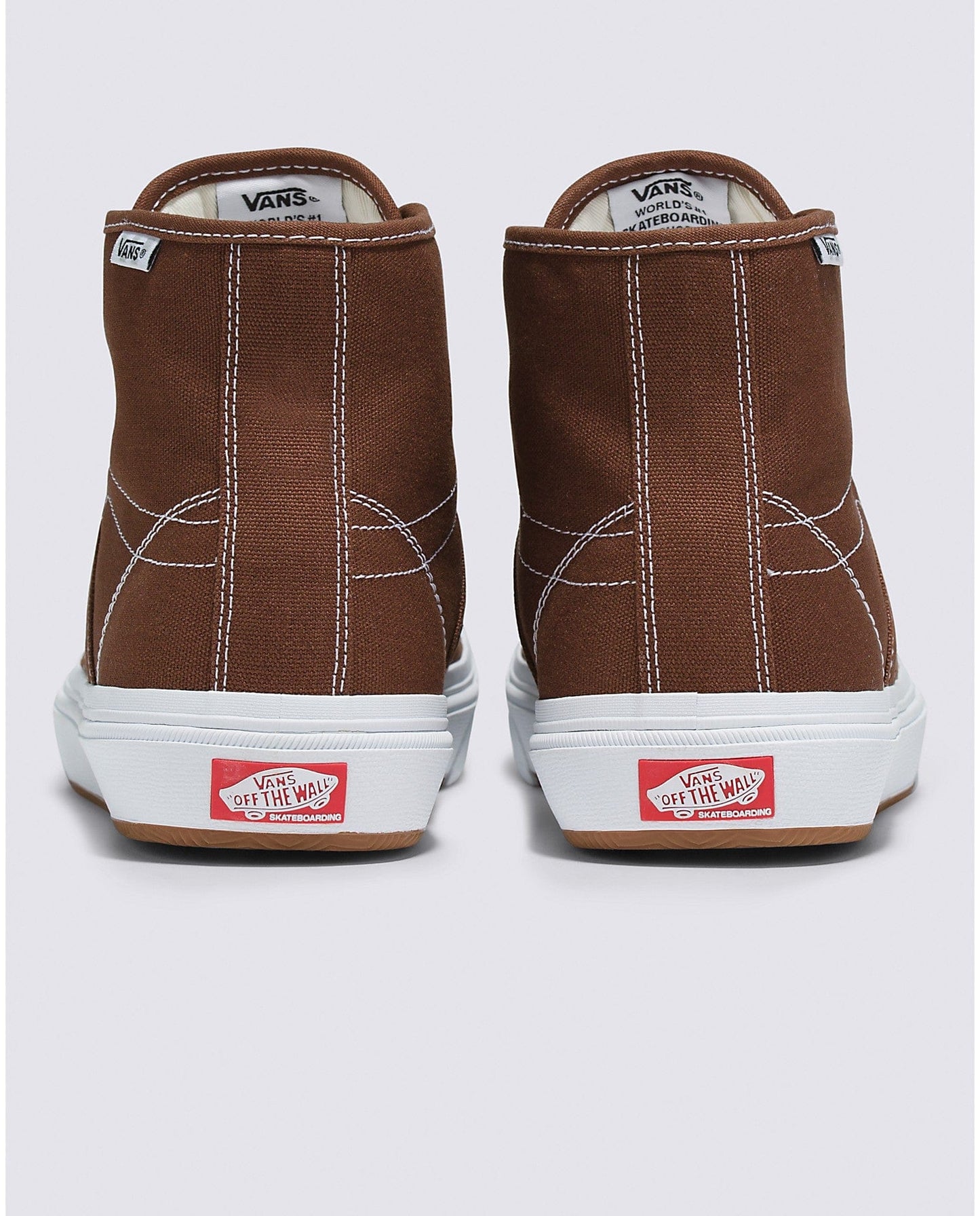 VANS SHOE VANS Vans Crockett High Deconstructed - Brown White