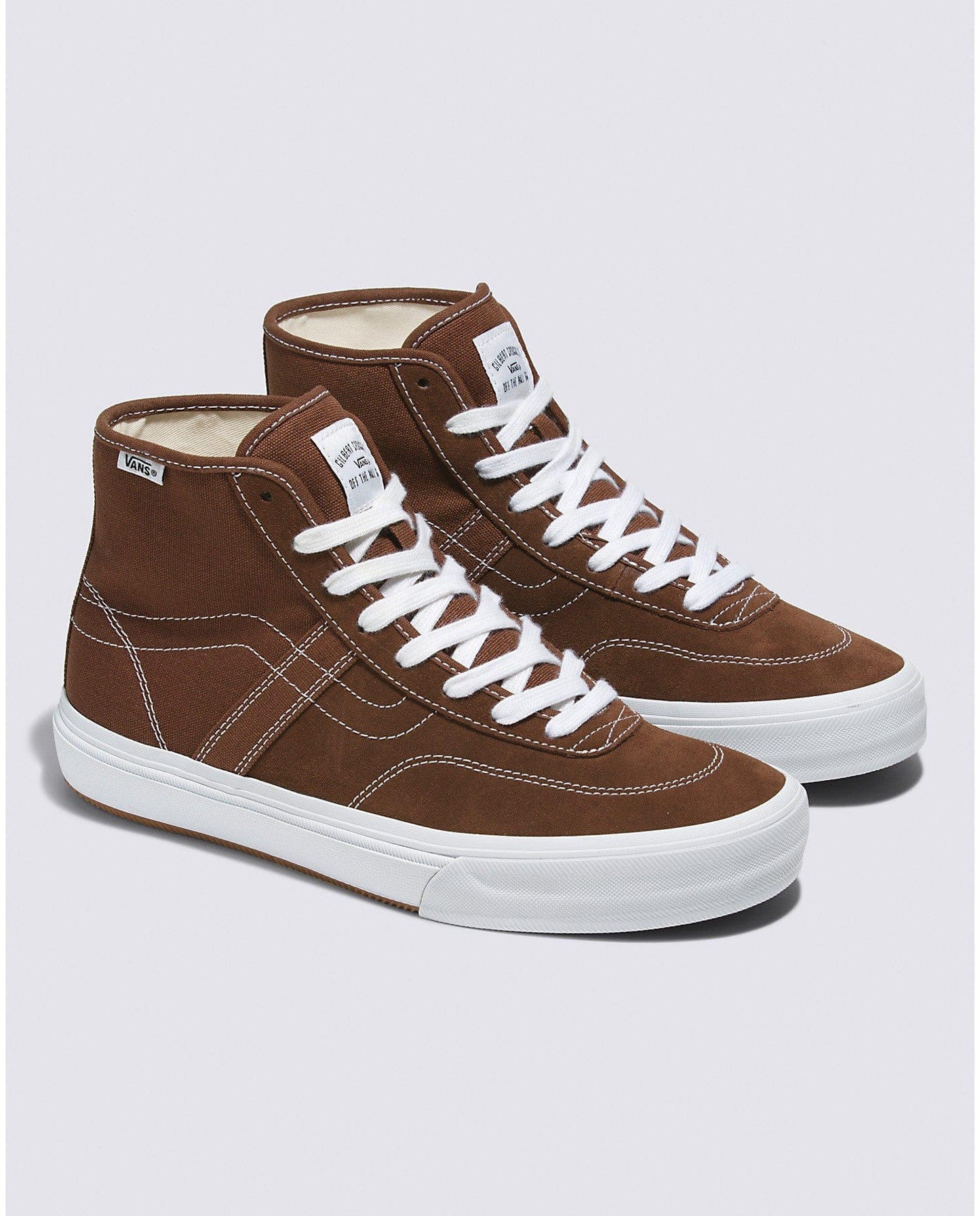 VANS SHOE VANS Vans Crockett High Deconstructed - Brown White