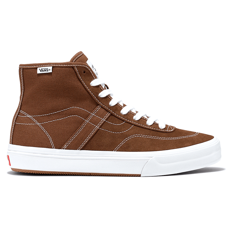 VANS SHOE VANS Vans Crockett High Deconstructed - Brown White