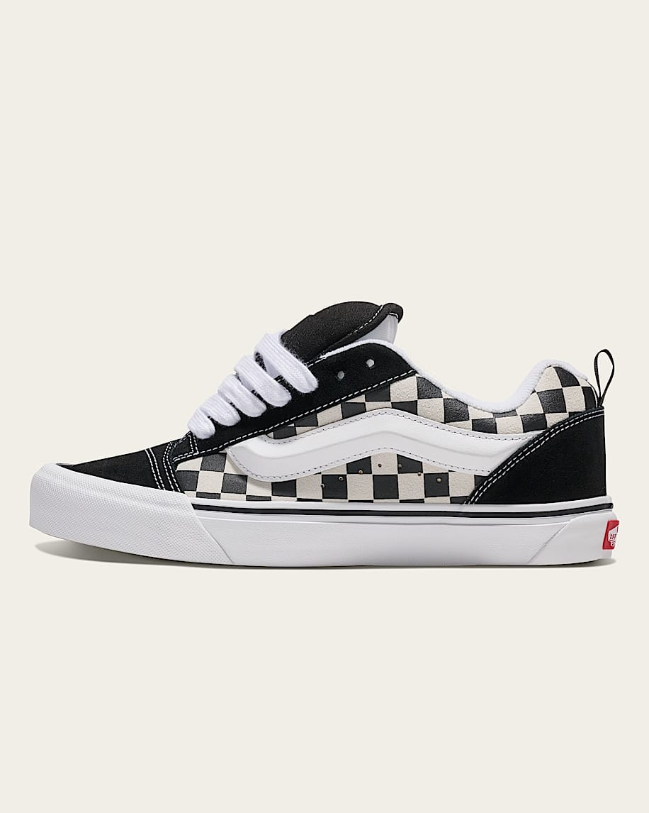 VANS SHOE VANS Vans Knu Skool - Black Checkerboard