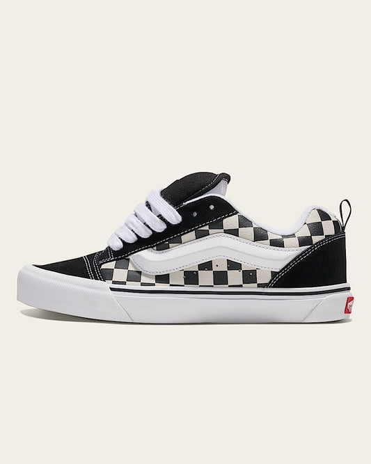 VANS SHOE VANS Vans Knu Skool - Black Checkerboard
