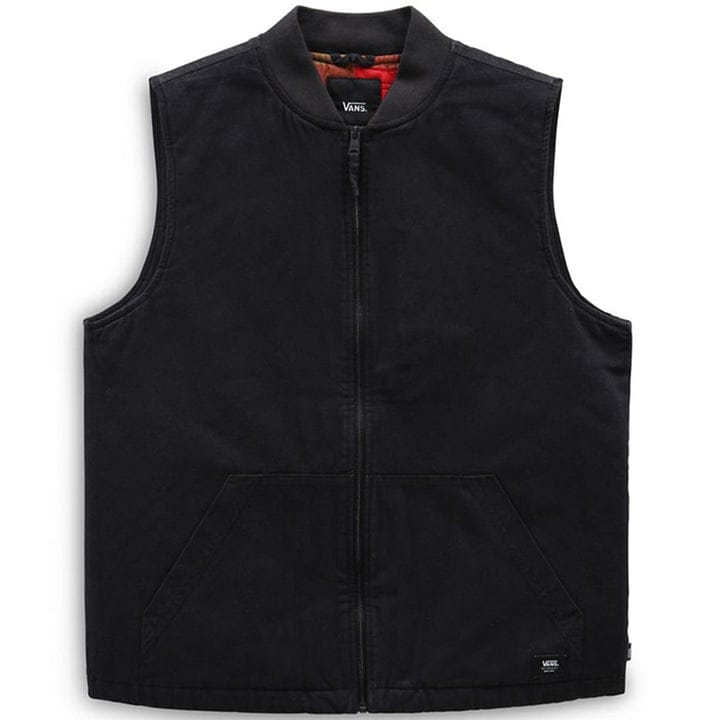 VANS VEST M Vans Plaid Talbot Vest - Black