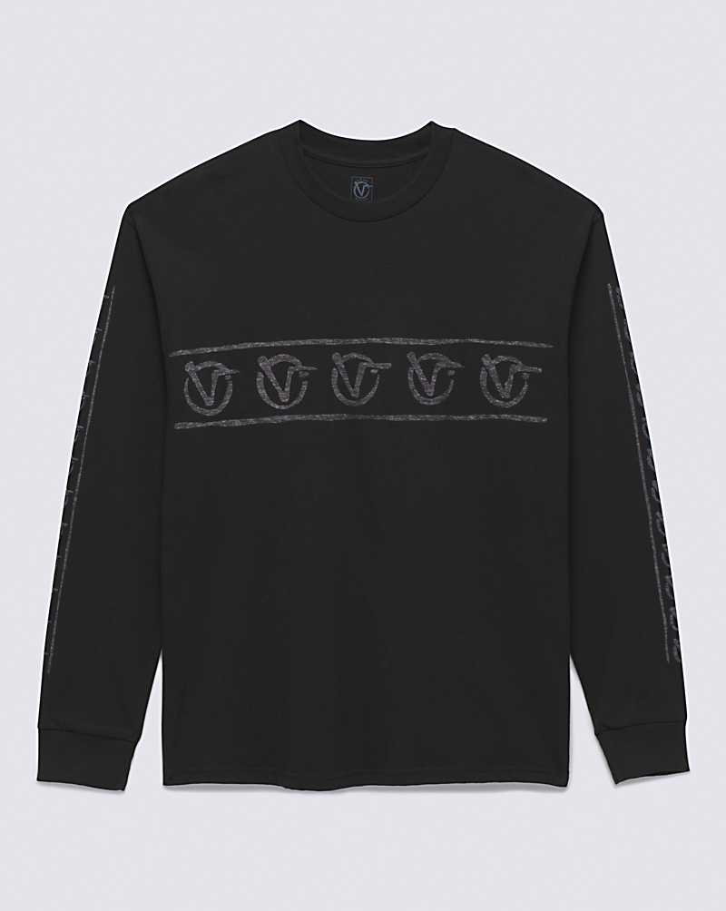 VANS LONGSLEEVE TEE Vans Rowan Zorilla L/S Tee - Black