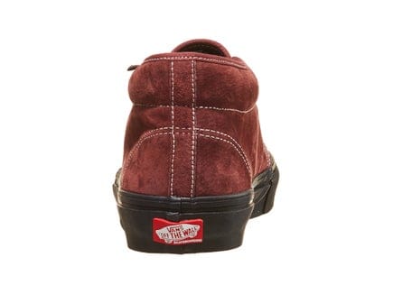 VANS SHOE VANS Vans Skate Chukka - Dark Red Black