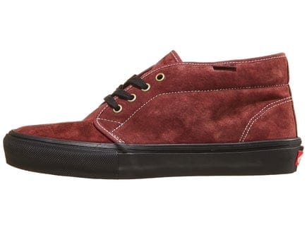 VANS SHOE VANS Vans Skate Chukka - Dark Red Black