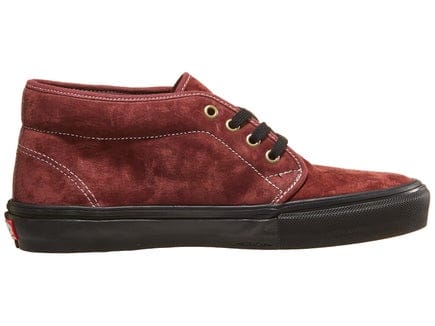 VANS SHOE VANS Vans Skate Chukka - Dark Red Black
