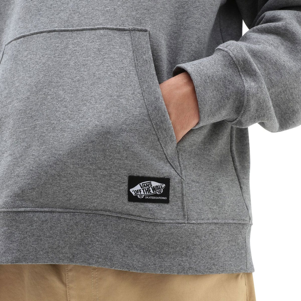 VANS HOODIE Vans Skate Classics Patch Hoodie - Cement Heather