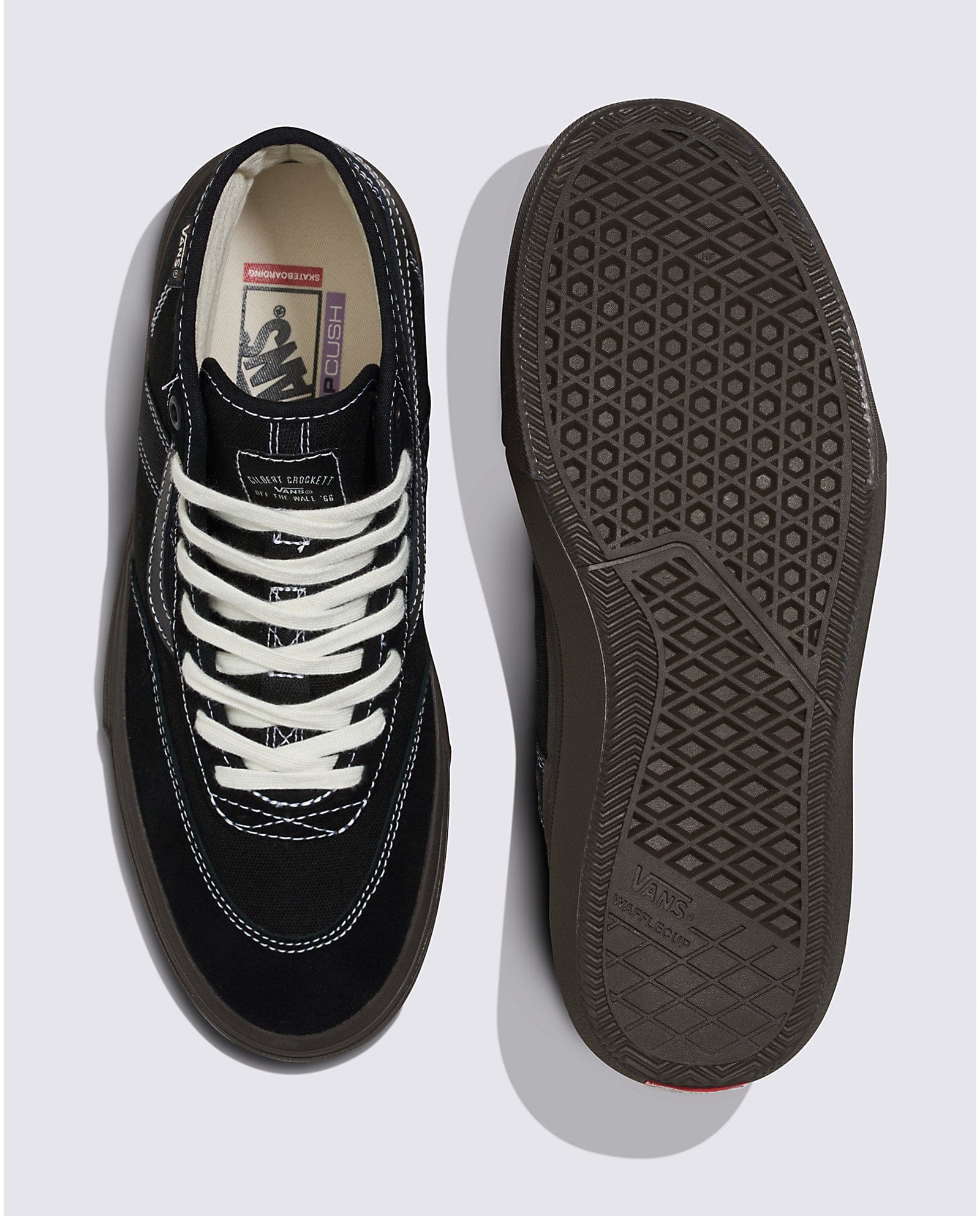 VANS SHOE VANS Vans Skate Crockett High - Black Chocolate