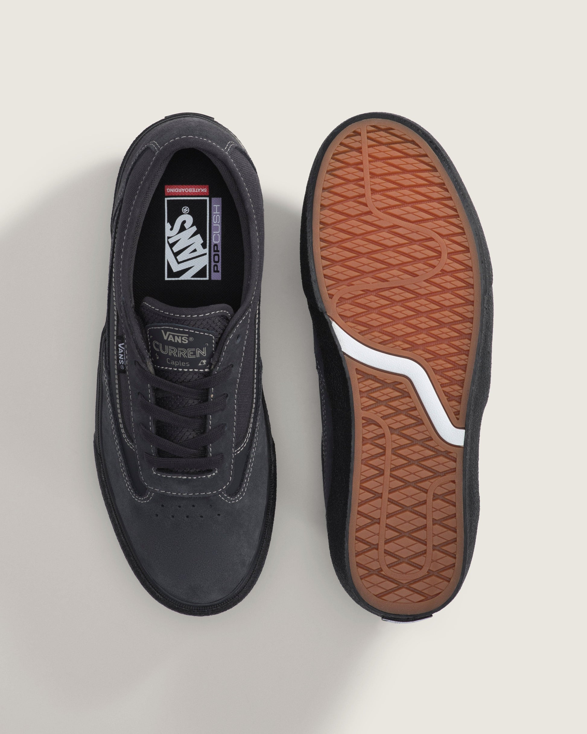 VANS SHOE VANS Vans Skate Curren - Charcoal Black