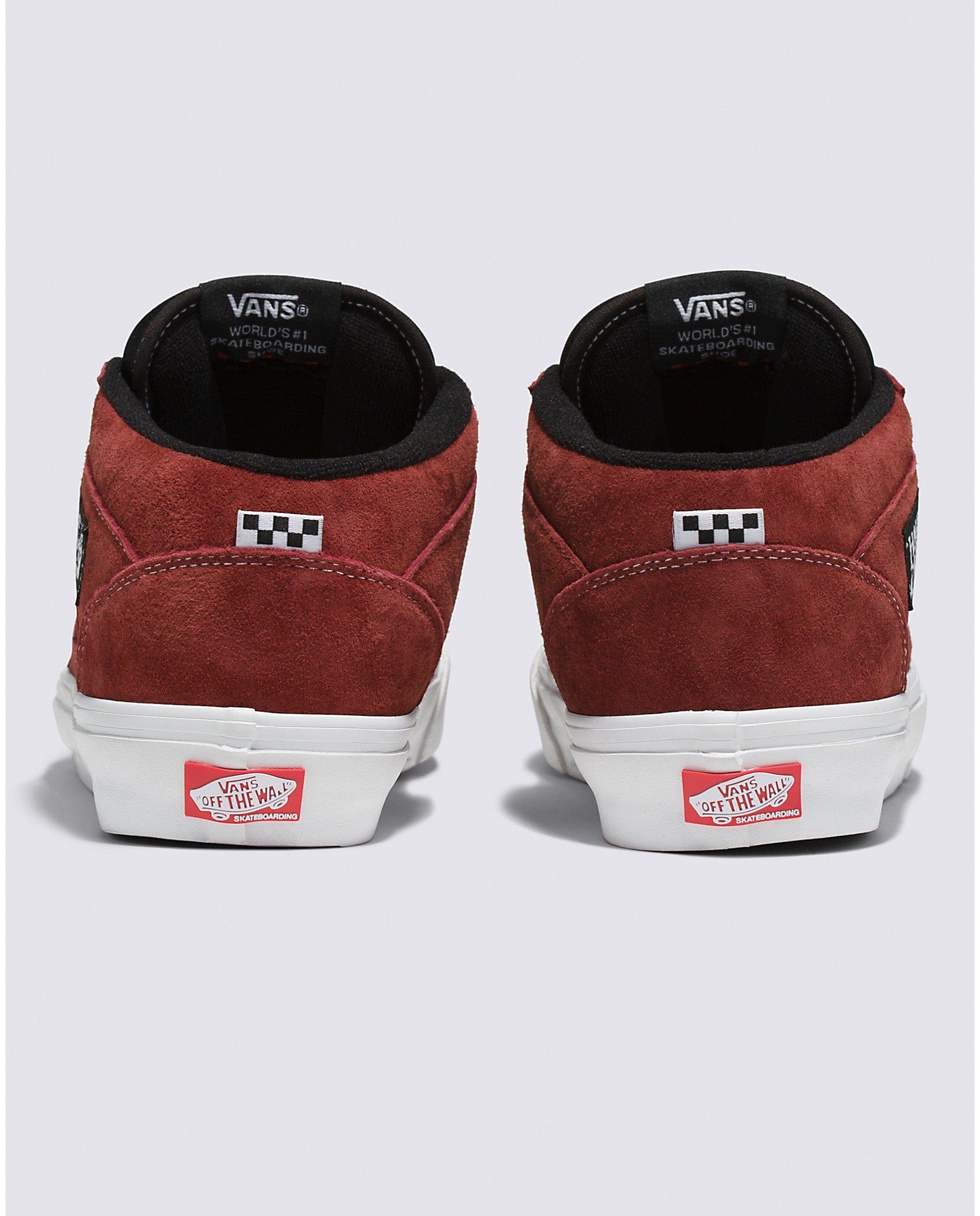 VANS SHOE VANS 9 Vans Skate Half Cab '92 - (Pig Suede) Brick