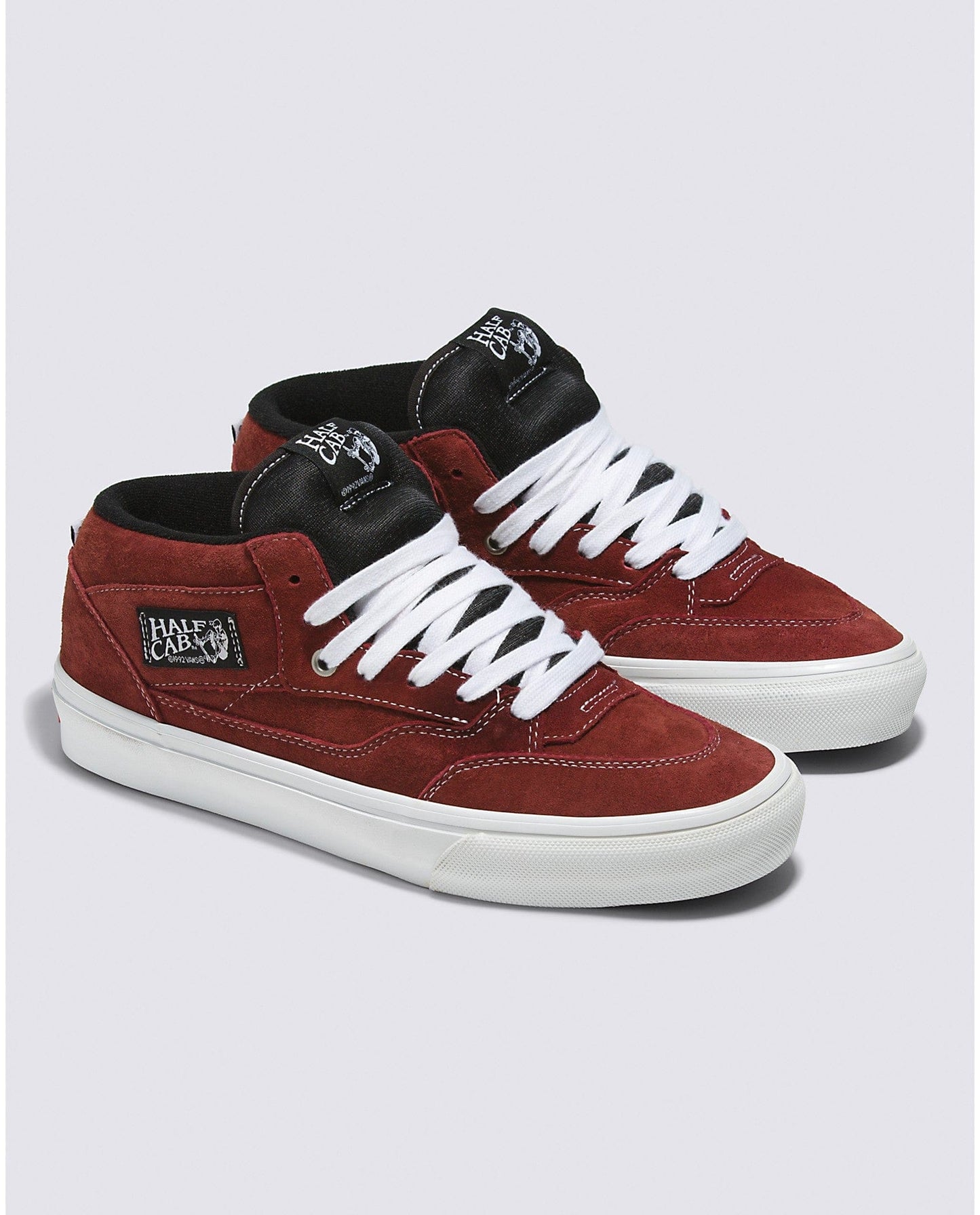 VANS SHOE VANS 9 Vans Skate Half Cab '92 - (Pig Suede) Brick