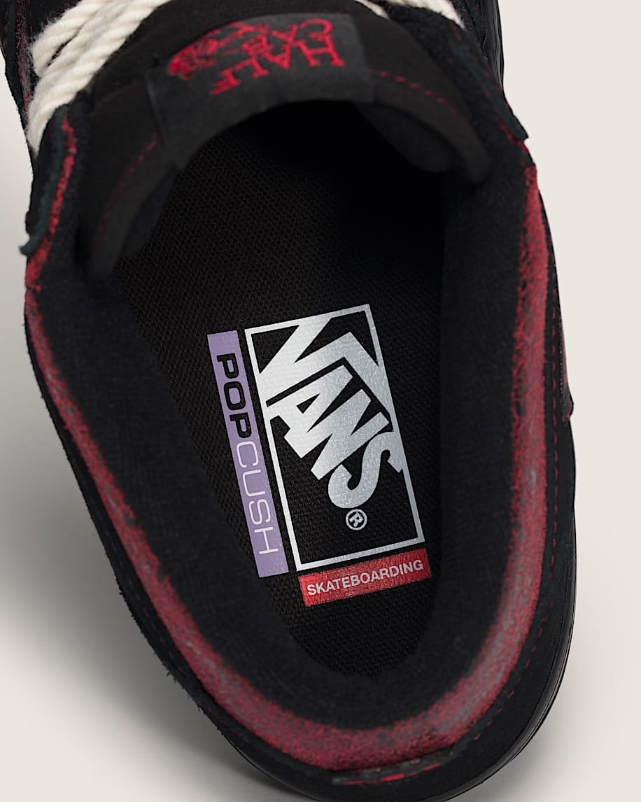VANS SHOE VANS Vans Skate Half Cab - Red Black