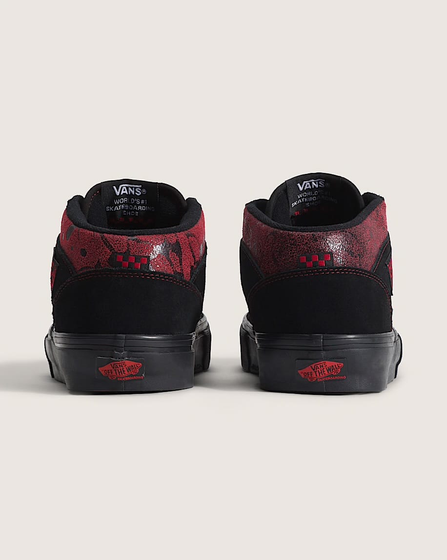 VANS SHOE VANS Vans Skate Half Cab - Red Black