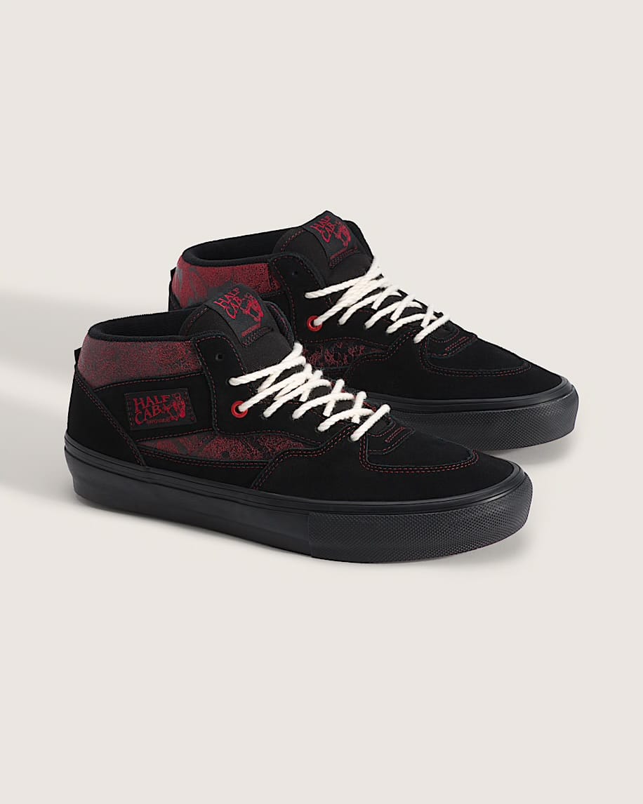 VANS SHOE VANS Vans Skate Half Cab - Red Black