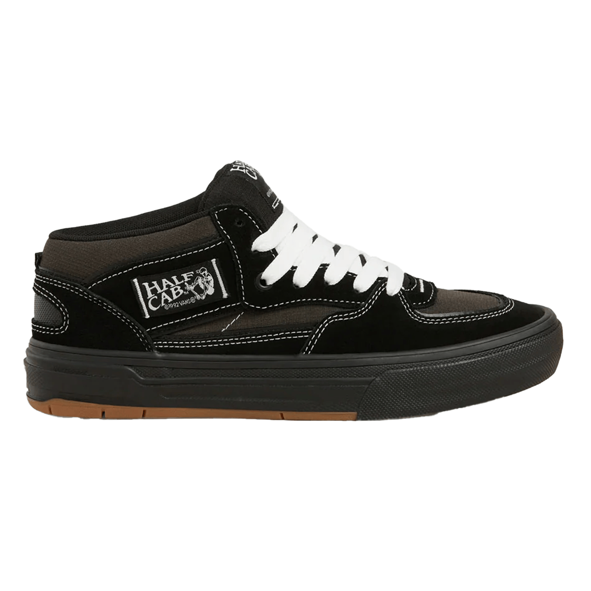 VANS SHOE VANS Vans Skate Half Cab Wafflecup - Black Black White
