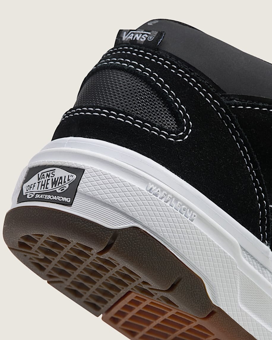 VANS SHOE VANS Vans Skate Half Cab Wafflecup - Black White
