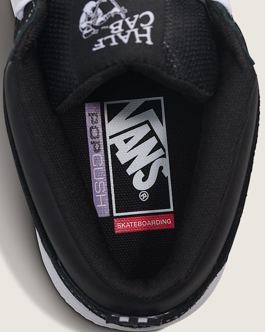 VANS SHOE VANS Vans Skate Half Cab Wafflecup - Black White