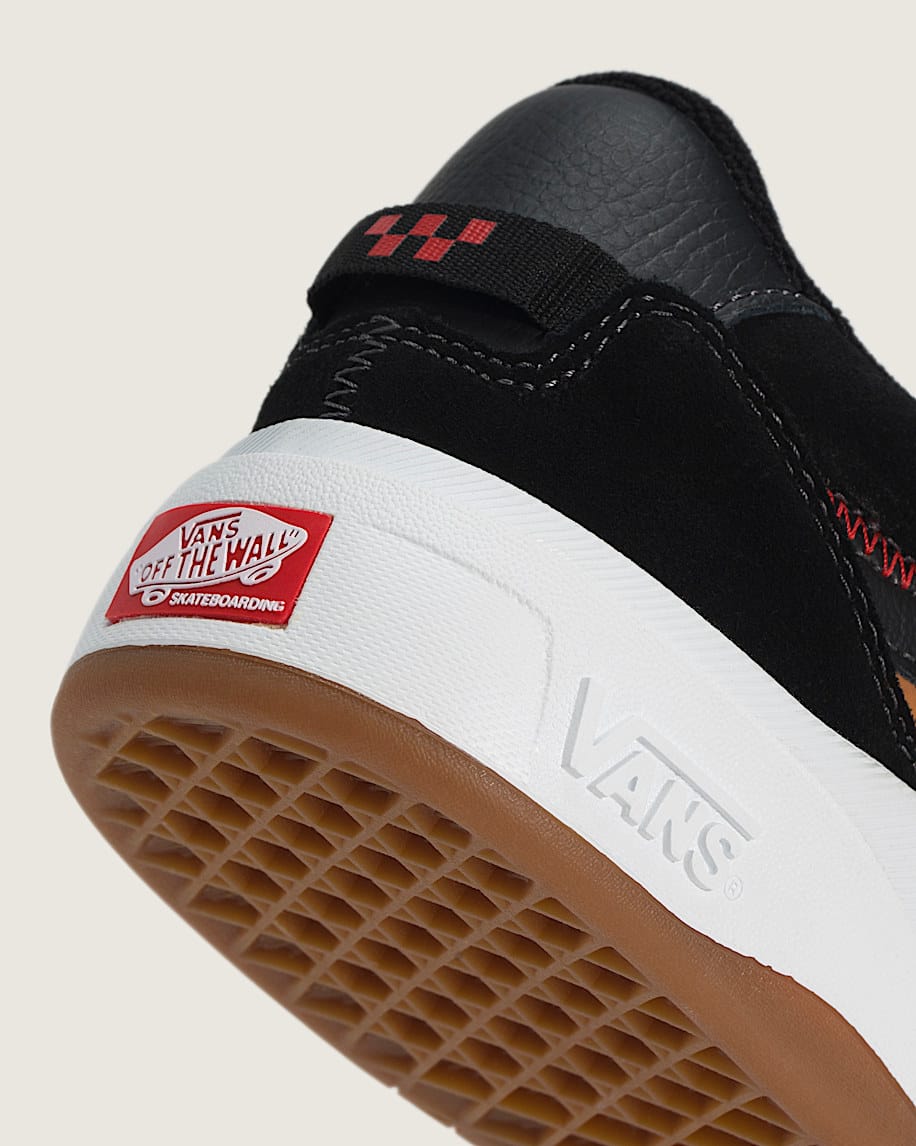 VANS SHOE VANS Vans Skate Wayvee 2 - Black Flame Red