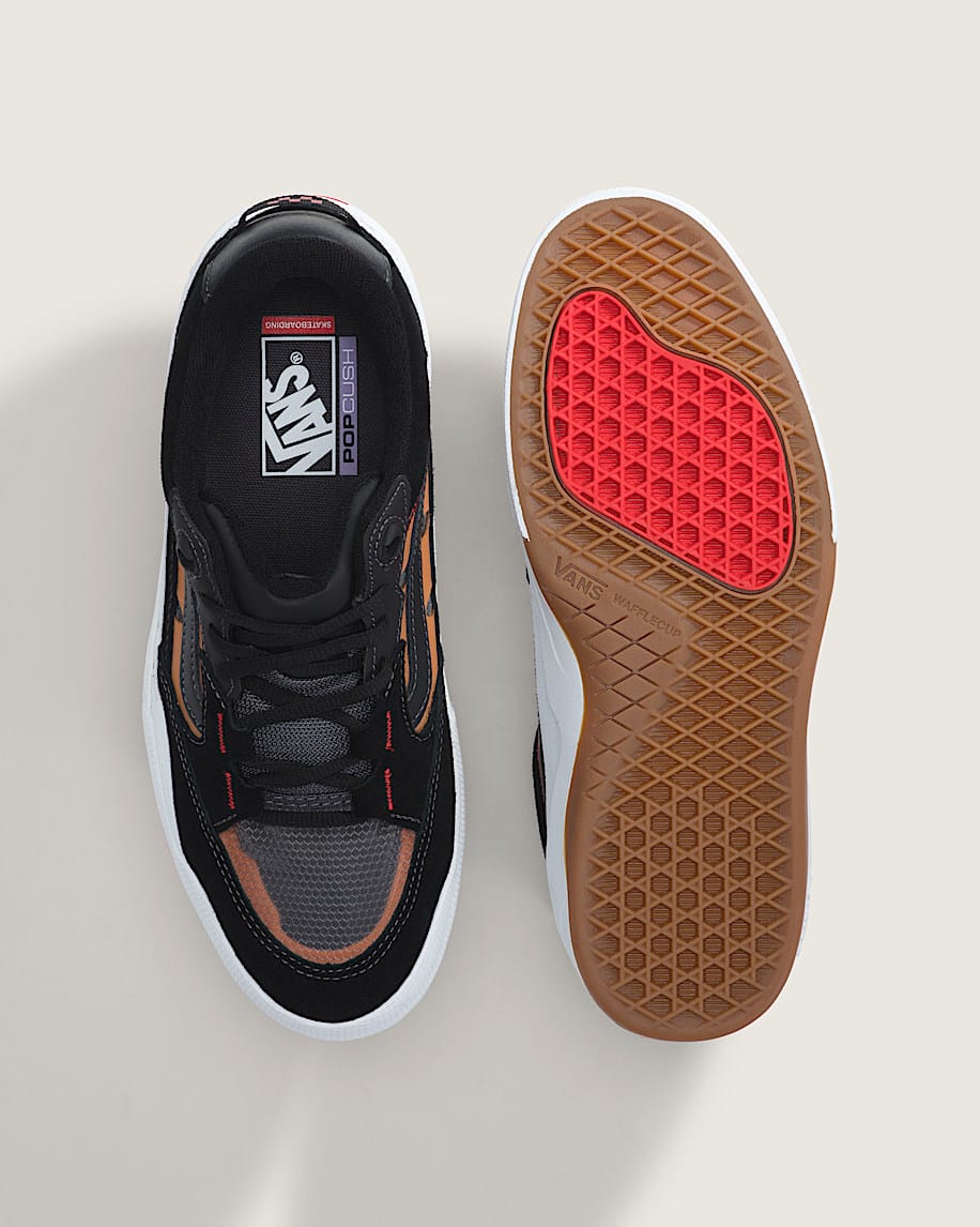 VANS SHOE VANS Vans Skate Wayvee 2 - Black Flame Red