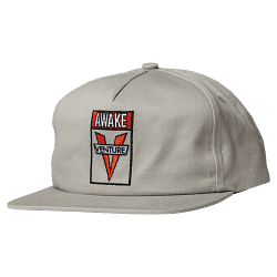VENTURE HAT Venture Awake Snapback Hat - Silver Red
