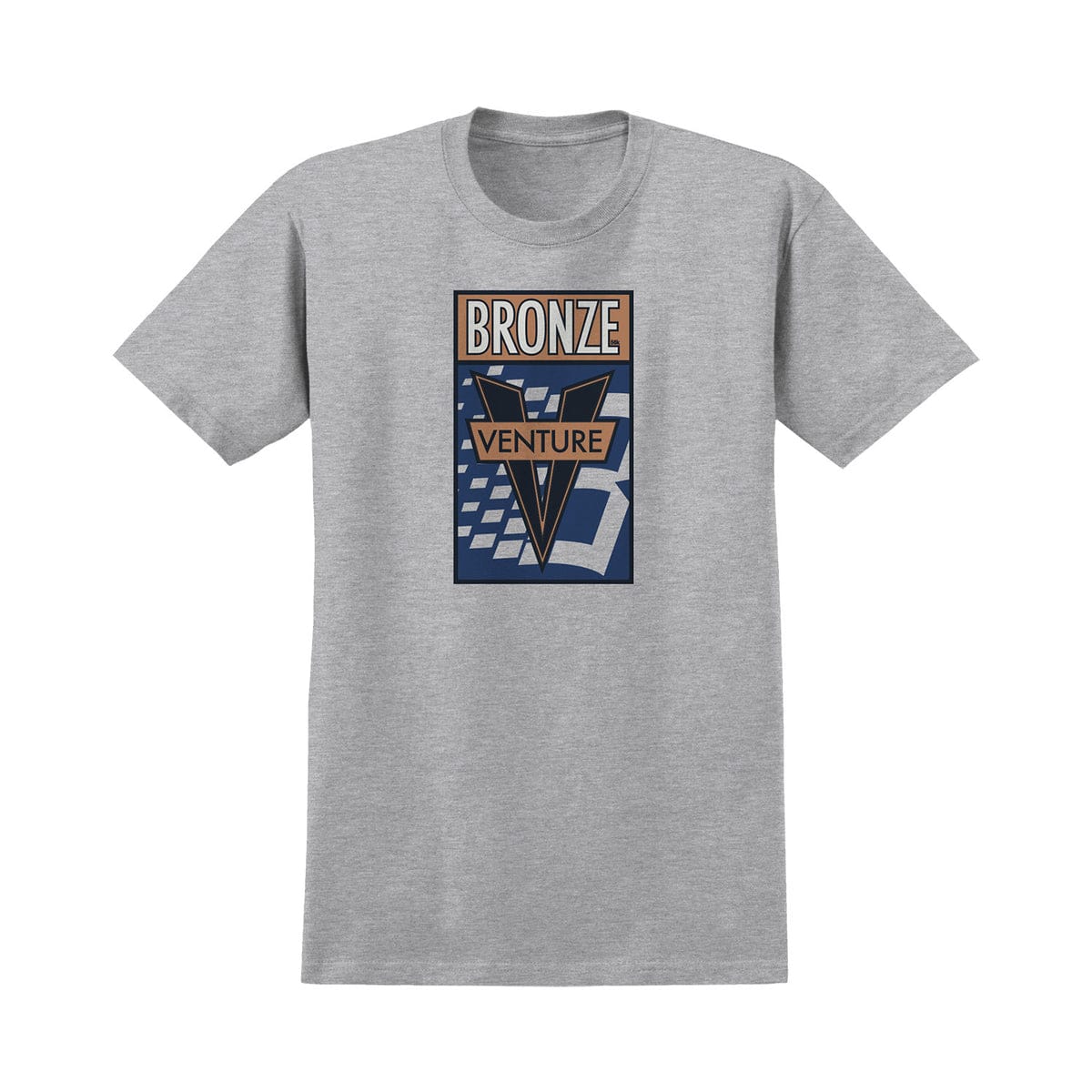 VENTURE T-SHIRT L Venture x Bronze 56k Awake Tee - Heather Grey