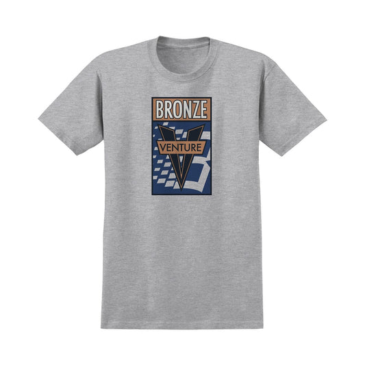 VENTURE T-SHIRT L Venture x Bronze 56k Awake Tee - Heather Grey
