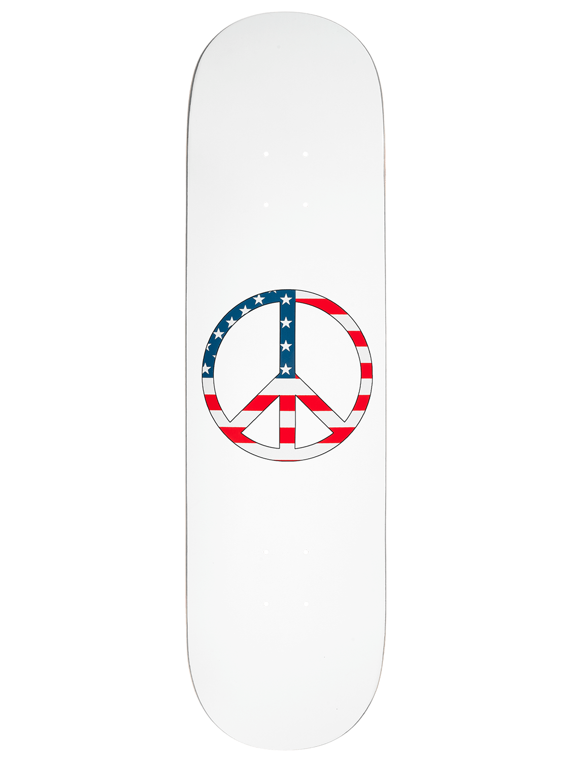 Violet Skateboards DECK Violet American Peace White Deck