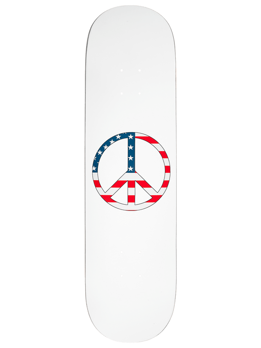 Violet Skateboards DECK Violet American Peace White Deck