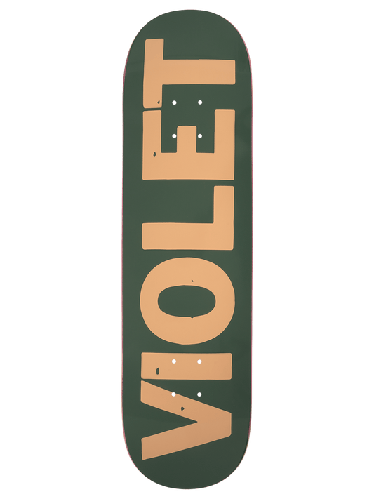 Violet Skateboards DECK 8.3 Violet Crew Olive Deck - 8.3