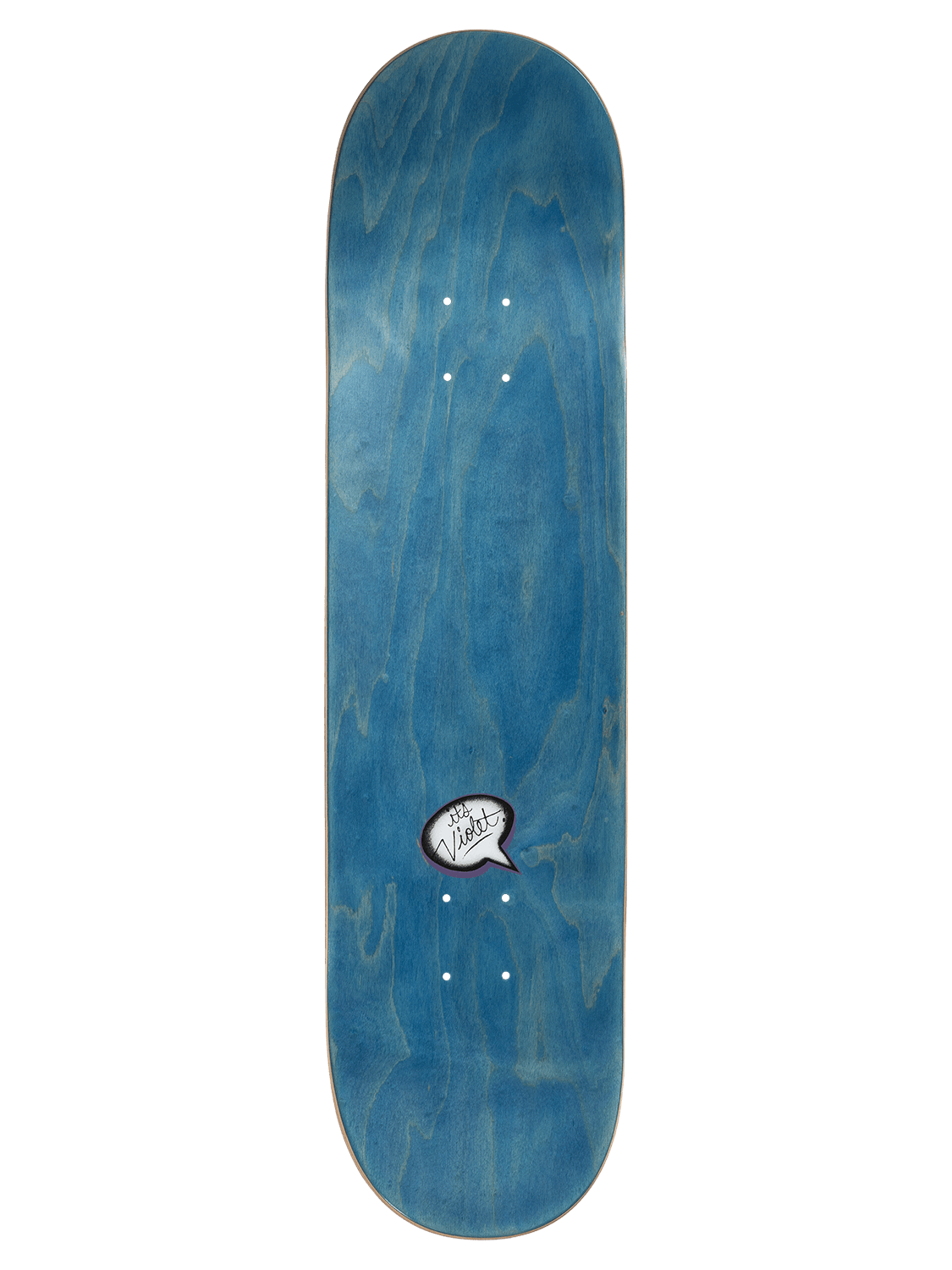 Violet Skateboards DECK 8.25 Violet Glow In The Dark Peace Black Deck - 8.25