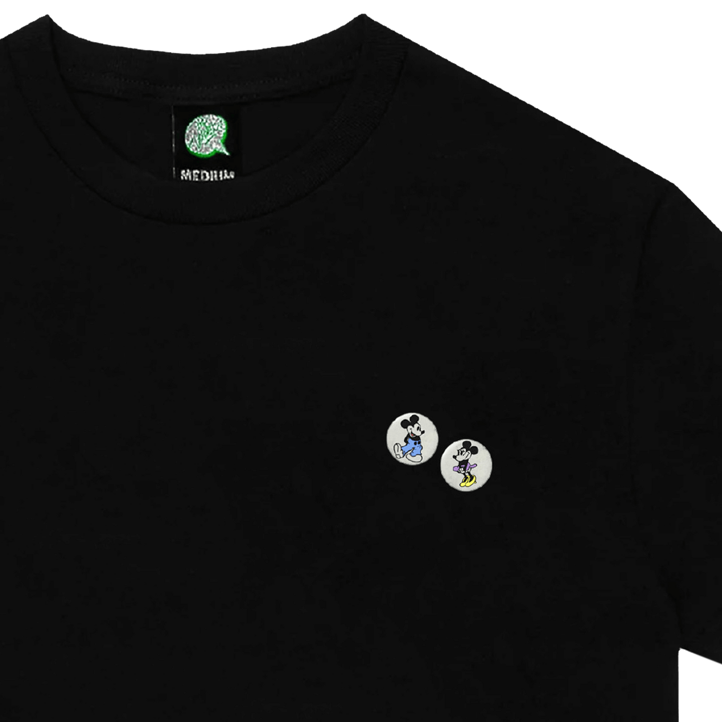 Violet Skateboards T-SHIRT Violet Mickey Loves Minnie Tee - Black