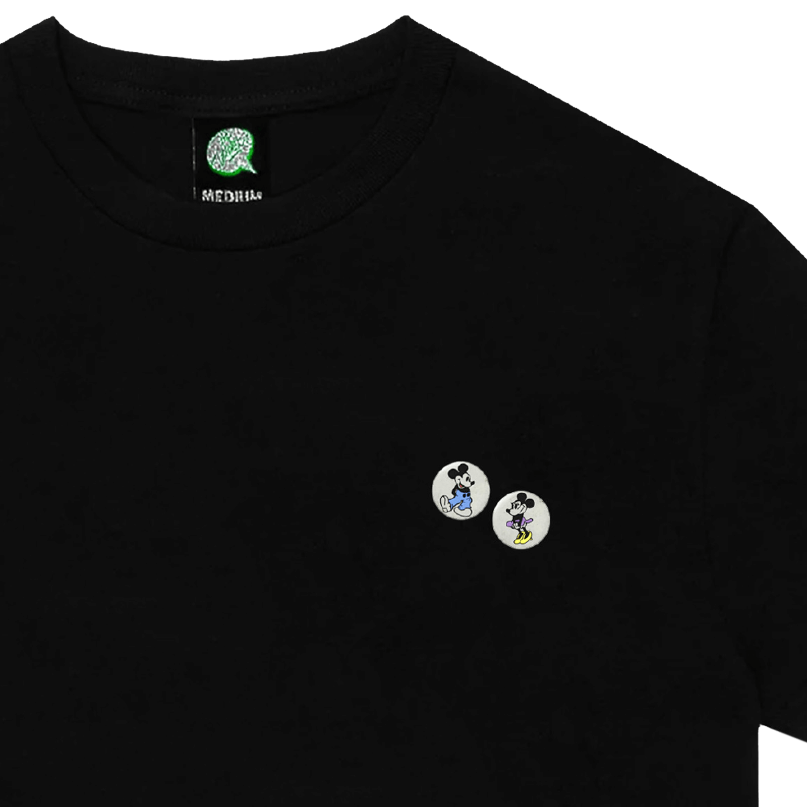 Violet Skateboards T-SHIRT Violet Mickey Loves Minnie Tee - Black